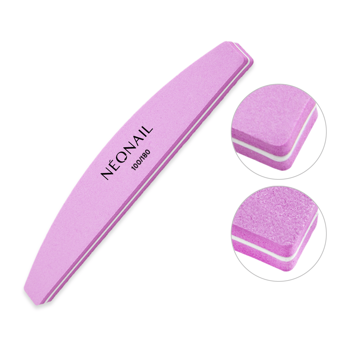 Polerka ł&oacute;dka 100/180 - r&oacute;żowa