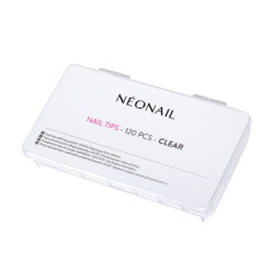Tipsy przezroczyste 120 szt. z długą kieszonką NEONAIL