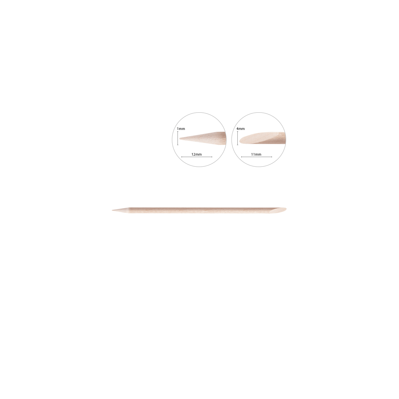 Patyczki drewniane komplet 10 szt.