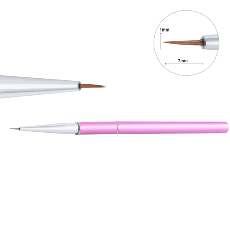 Pędzelek naturalny do zdobień nr 0