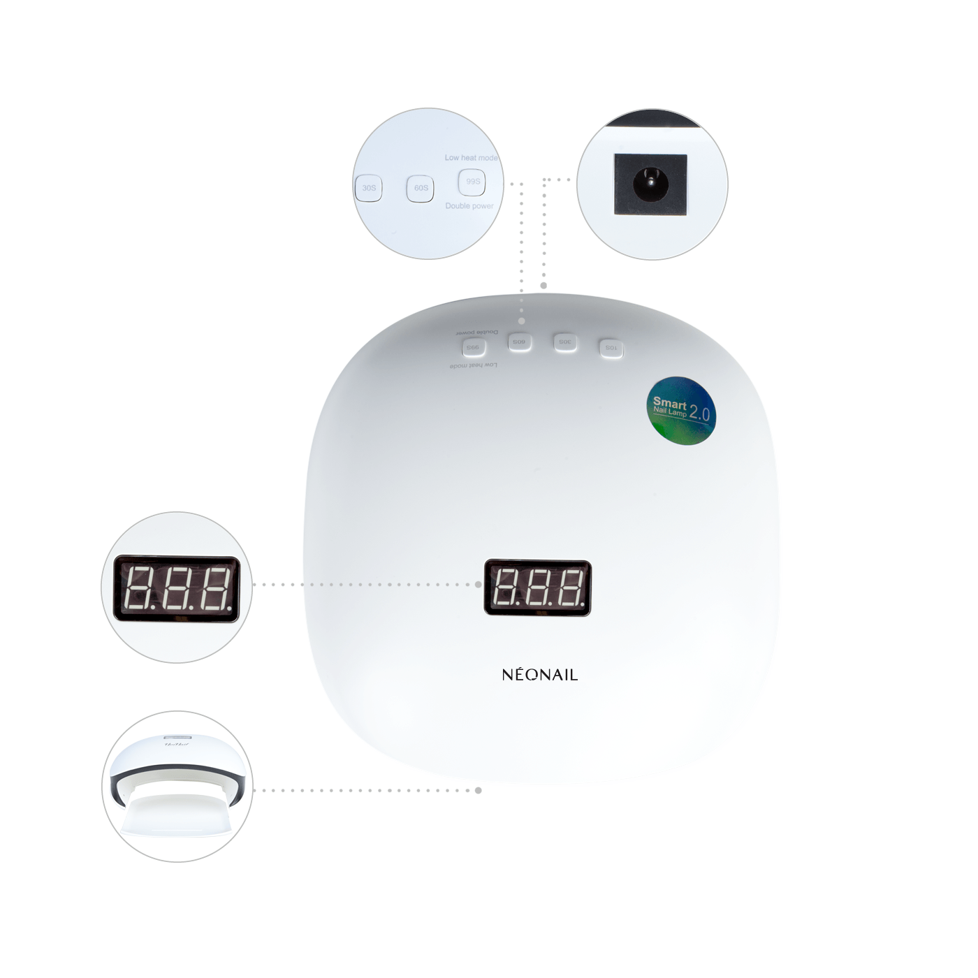 Lampa LED 36W/48 LCD Display