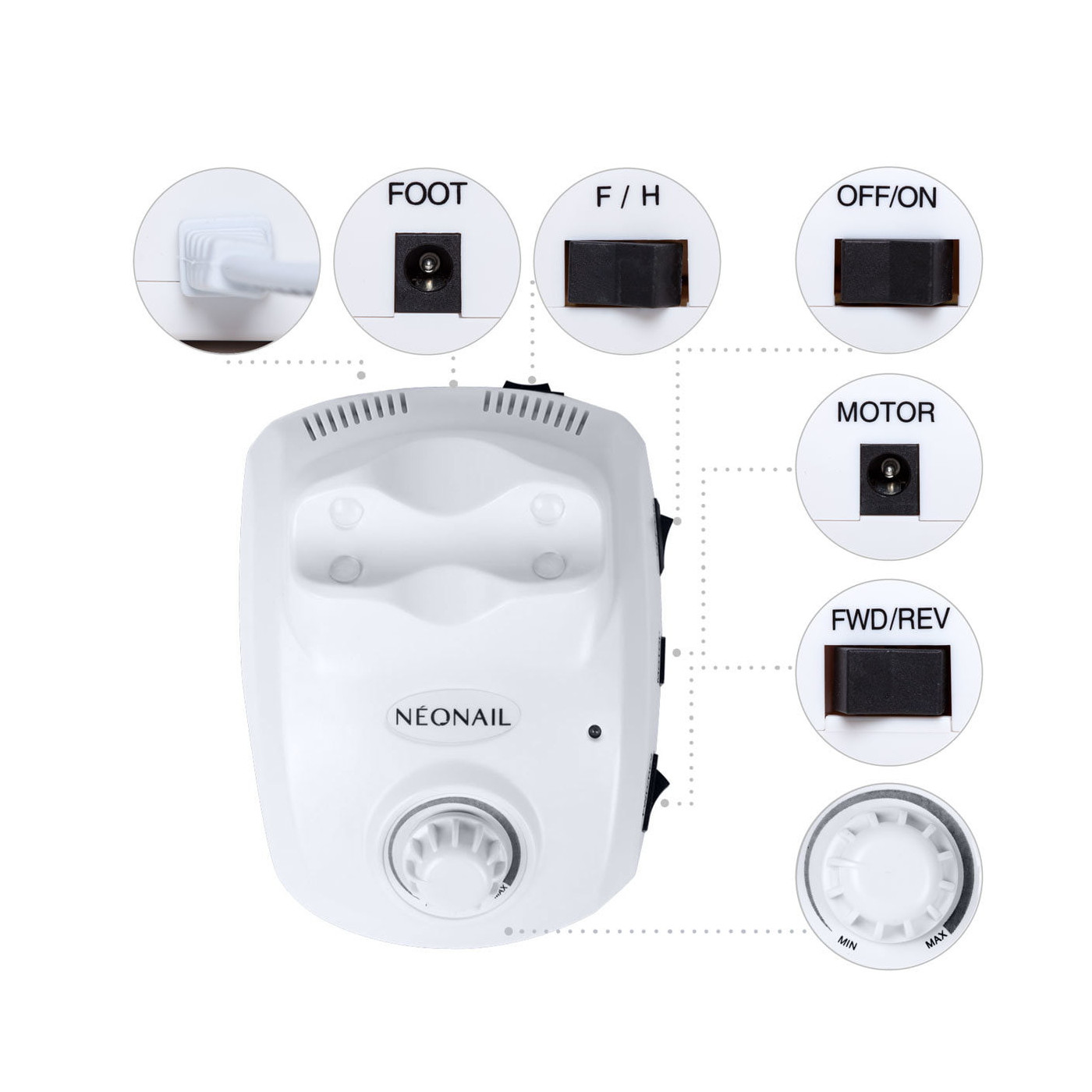 Frezarka do paznokci - Nail Drill NN S12
