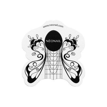 Szablon do przedłużania paznokci MOTYL 100 szt.
