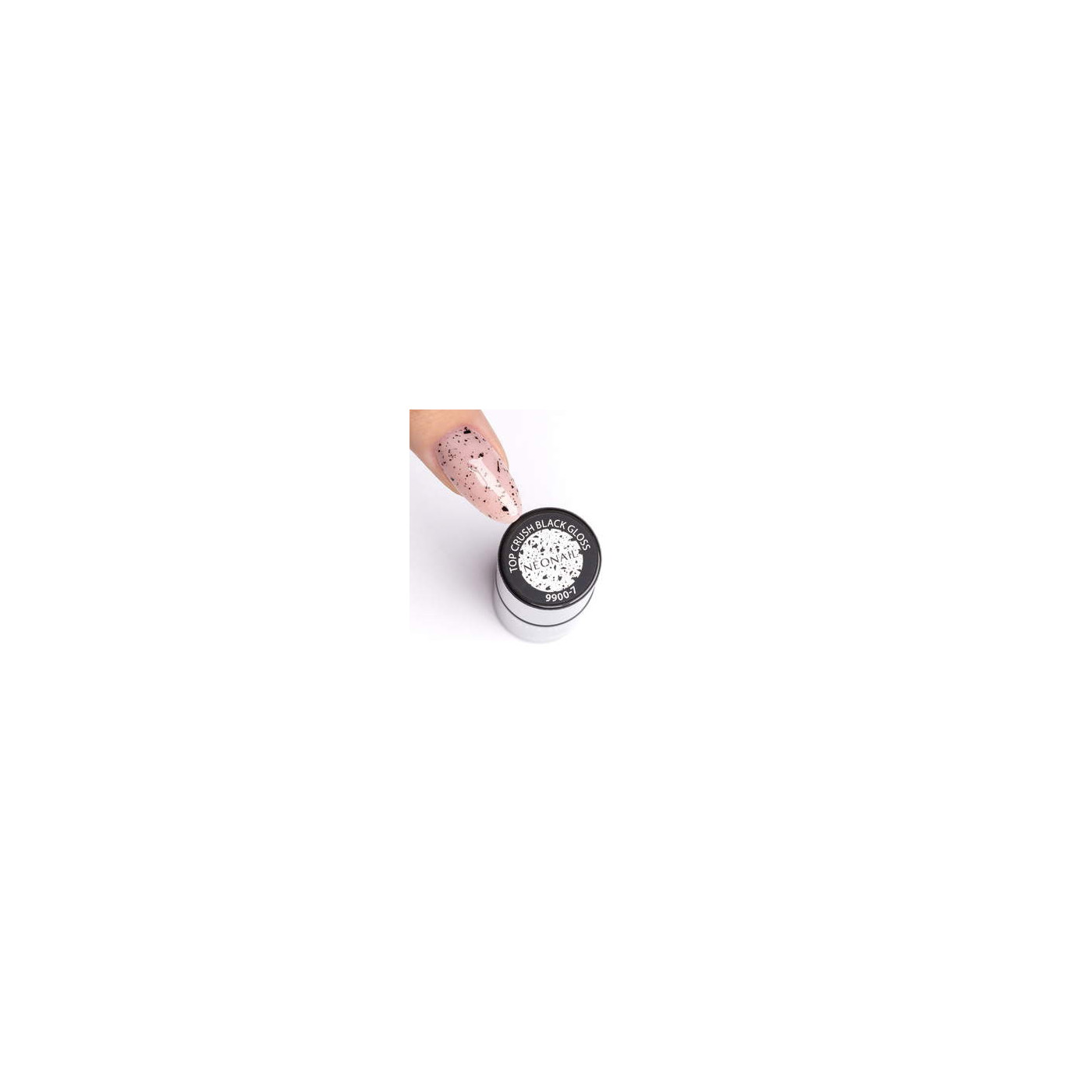 Top hybrydowy Top Crush Black Gloss 7,2ml Top hybrydowy Top Crush Black Gloss 7,2ml