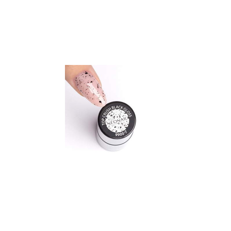 Top hybrydowy Top Crush Black Gloss 7,2ml Top hybrydowy Top Crush Black Gloss 7,2ml