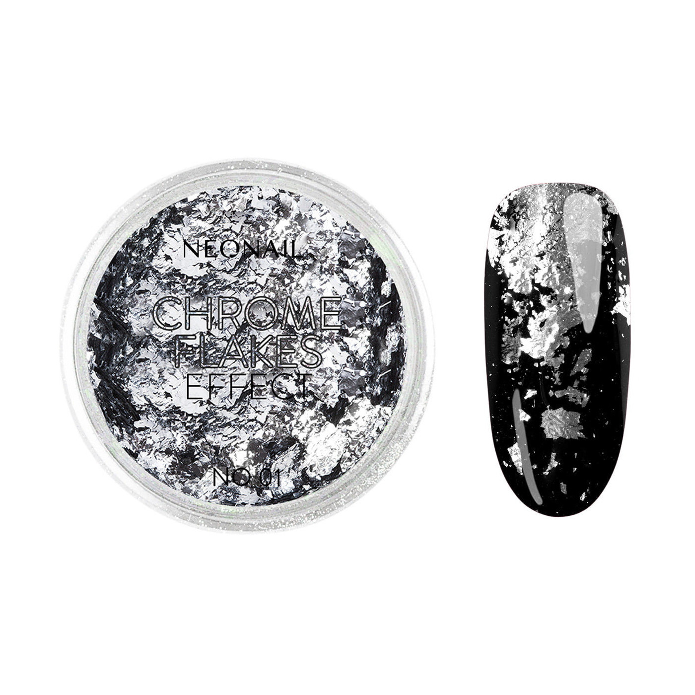 Pyłek Chrome Flakes Effect No. 01