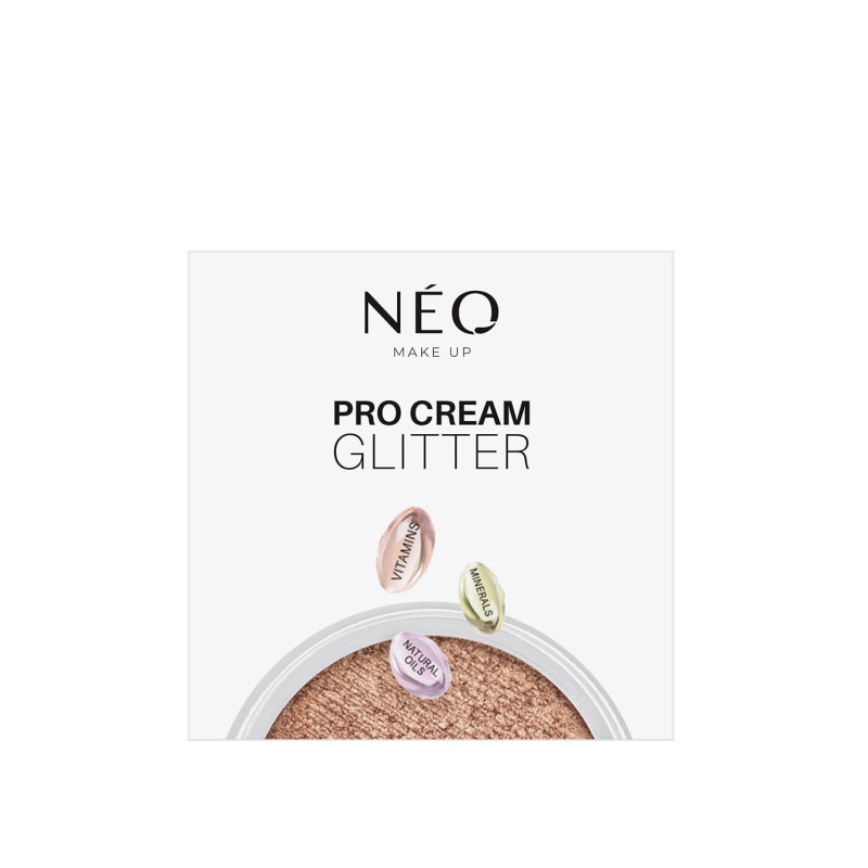 14 Cienie w kremie Pro Cream Glitter Sparkly Rose