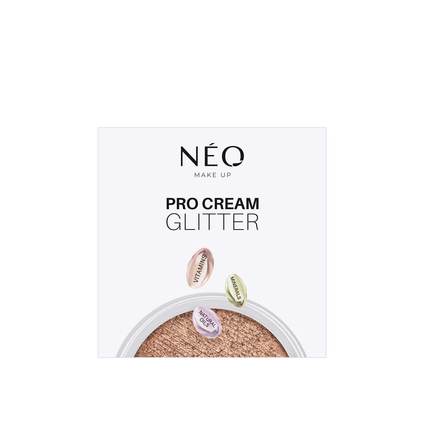 15 Cienie w kremie Pro Cream Glitter Sparkly Gold