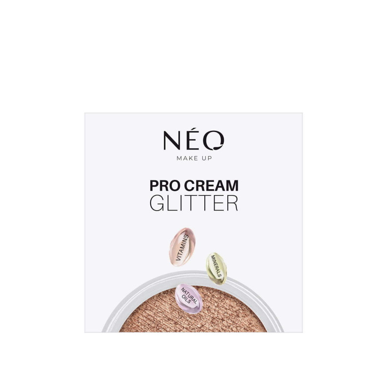 15 Cienie w kremie Pro Cream Glitter Sparkly Gold