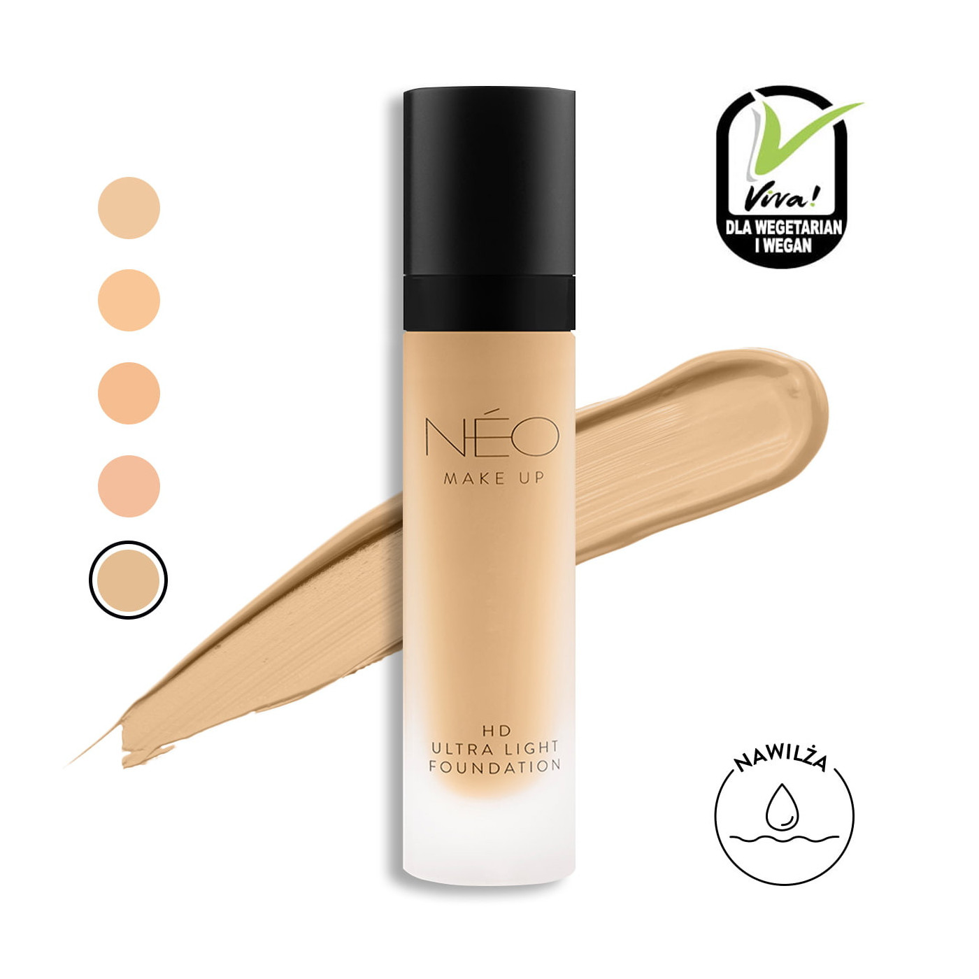 3.5 Podkład nawilżający HD Ultra Light Foundation