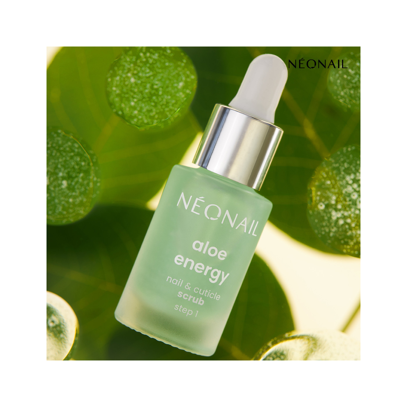 Nawilżający peeling do sk&oacute;rek i paznokci &ndash; Aloe Energy Nail and Cuticle Scrub 6,5 ml