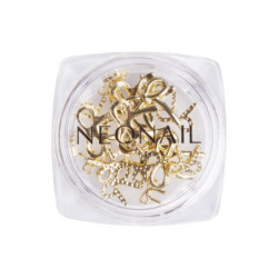 Ozdoba 3D &ndash; złote kokardki