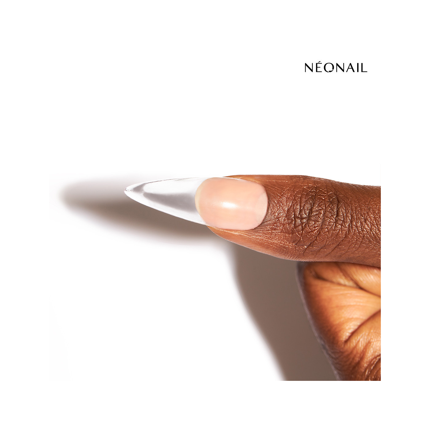 Tipsy elastyczne do przedłużania paznokci Invisible Flexi Tips 300 szt. - Clear Stiletto