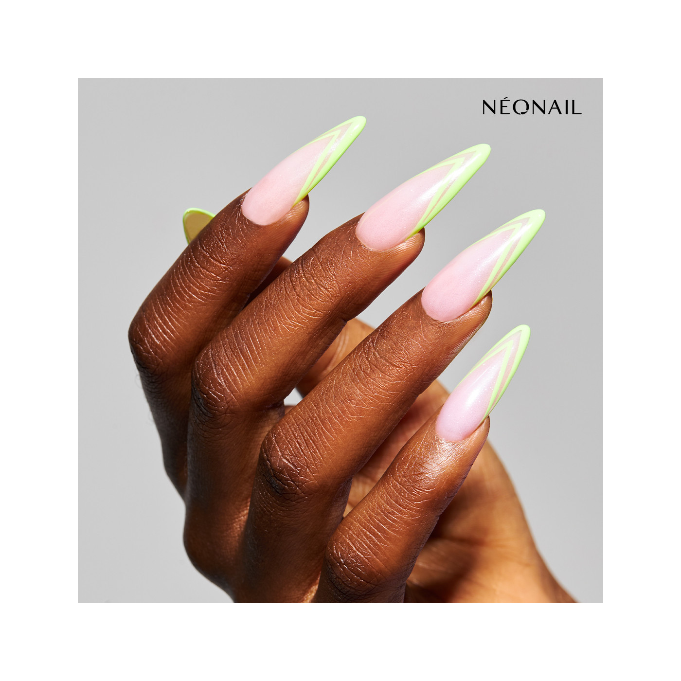 Tipsy elastyczne do przedłużania paznokci Invisible Flexi Tips 300 szt. - Clear Stiletto