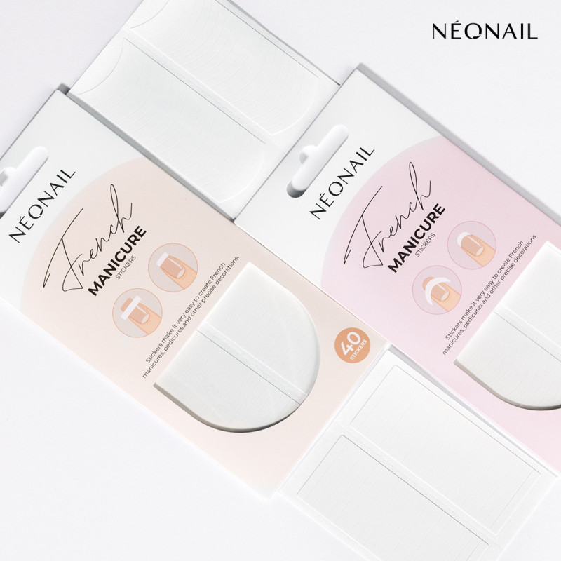 Szablony do french manicure 40 szt. - 02