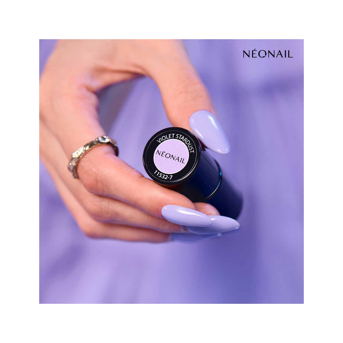 Lakier hybrydowy Violet Stardust 7,2 ml Lakier hybrydowy Violet Stardust 7,2 ml