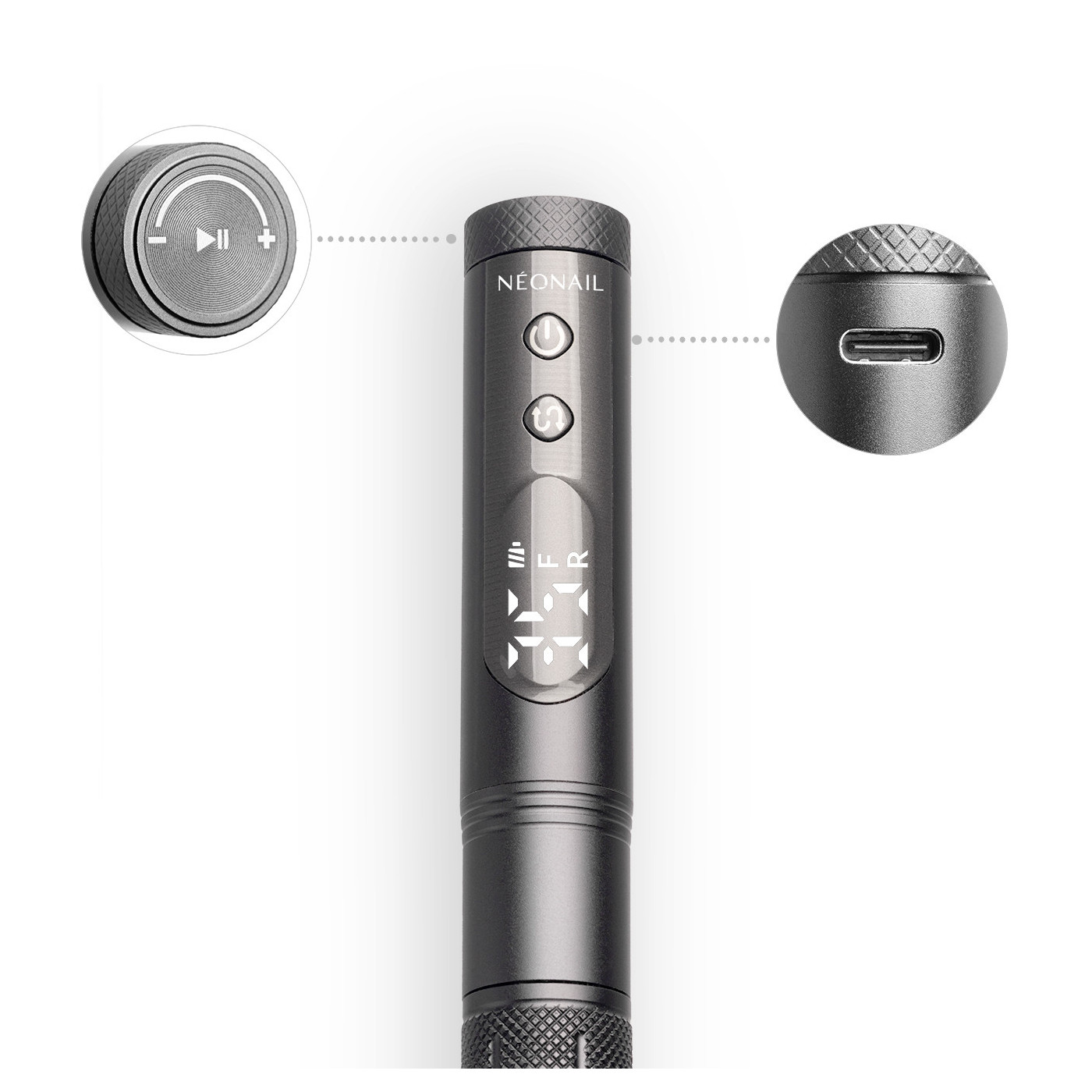 Frezarka do paznokci PEN Grafitowa Frezarka do paznokci PEN Grafitowa