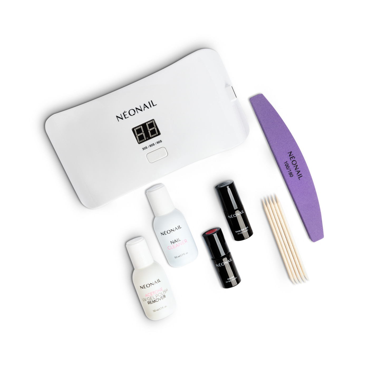 Zestaw startowy do hybryd FIRST CHOICE: 2 lakiery + lampa + akcesoria