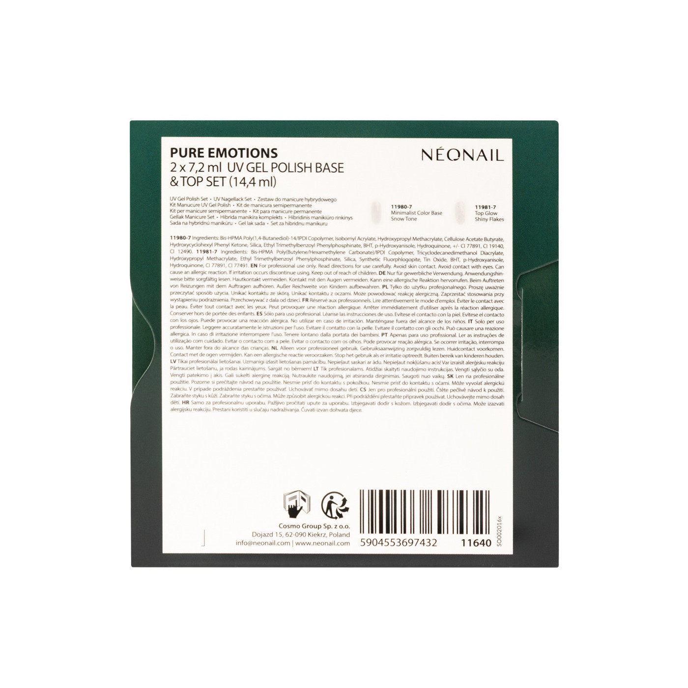 Zestaw baza i top hybrydowe Pure Emotions