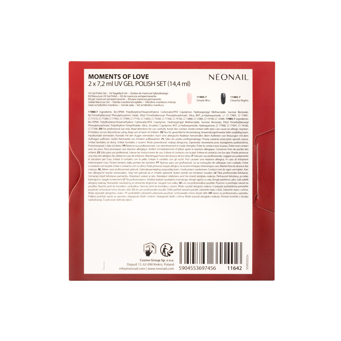 Zestaw 2 x lakier hybrydowy Moments Of Love