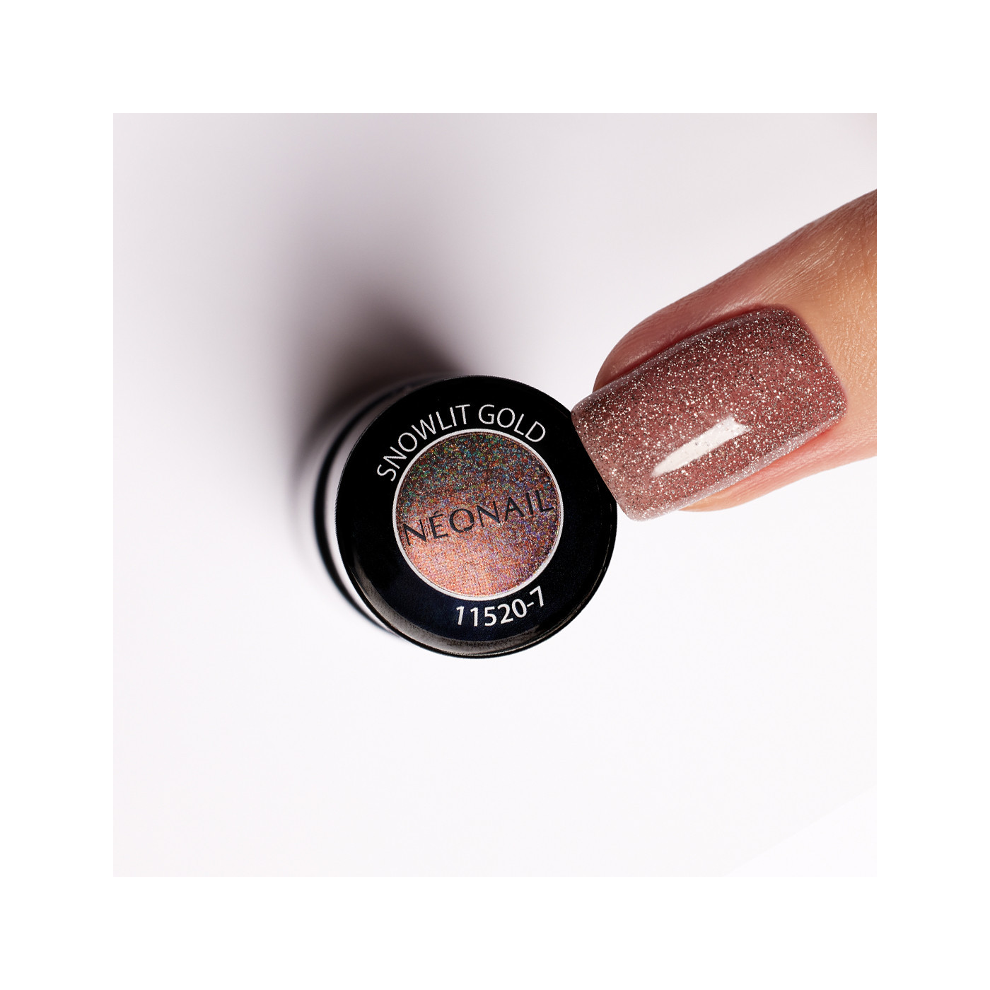 Lakier hybrydowy Snowlit Gold 7,2 ml &bull; Sklep NEONAIL - wszystko dla paznokci