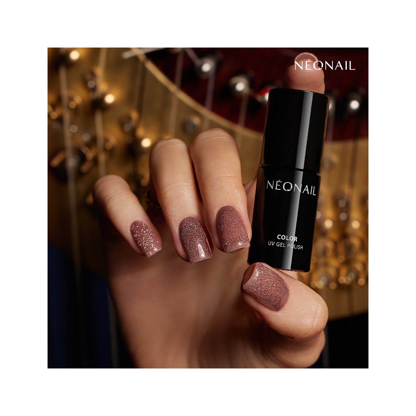 Lakier hybrydowy Snowlit Gold 7,2 ml &bull; Sklep NEONAIL - wszystko dla paznokci