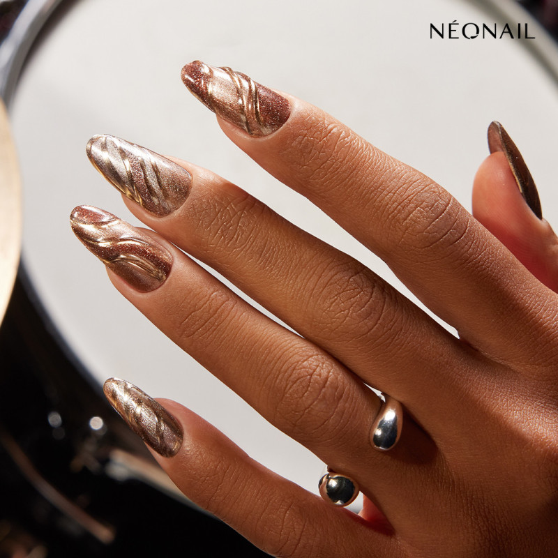 Lakier hybrydowy Snowlit Gold 7,2 ml &bull; Sklep NEONAIL - wszystko dla paznokci