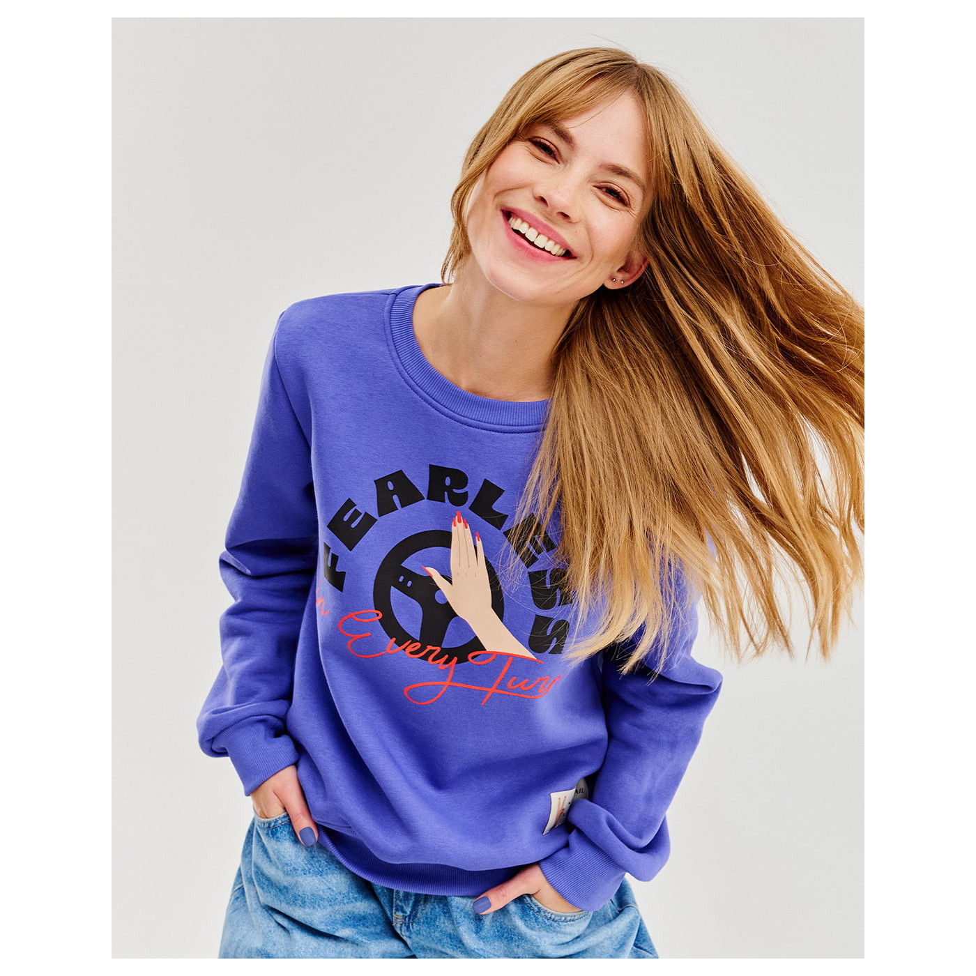 Bluza Fearless in Every Turn - Rozmiar S