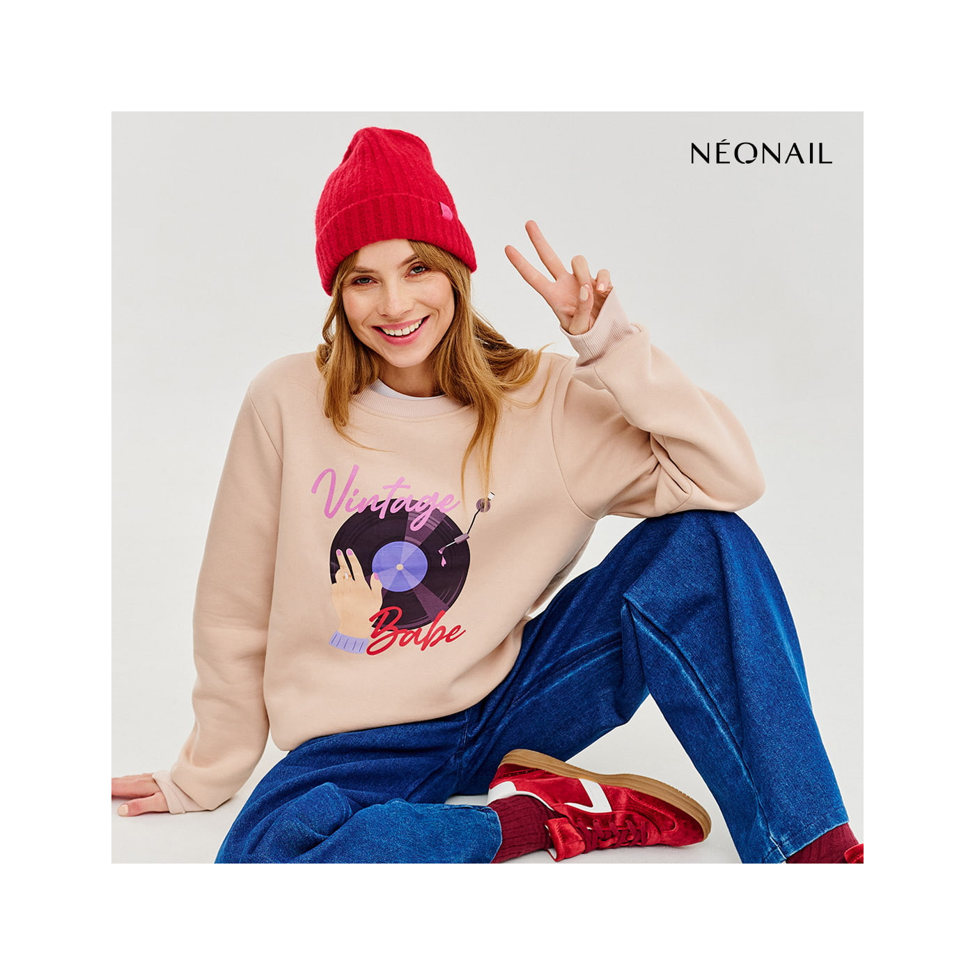 Bluza Vintage Babe - Rozmiar L