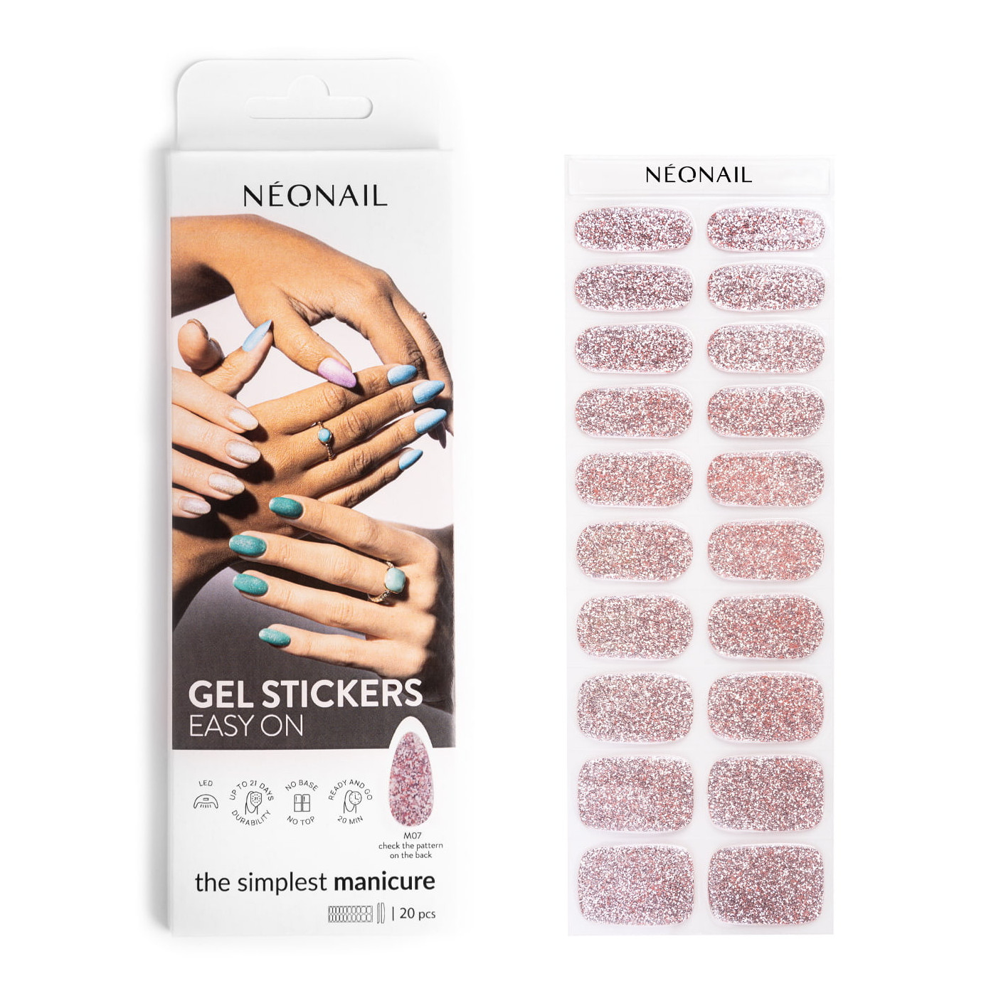 Naklejki GEL STICKERS EASY ON M07