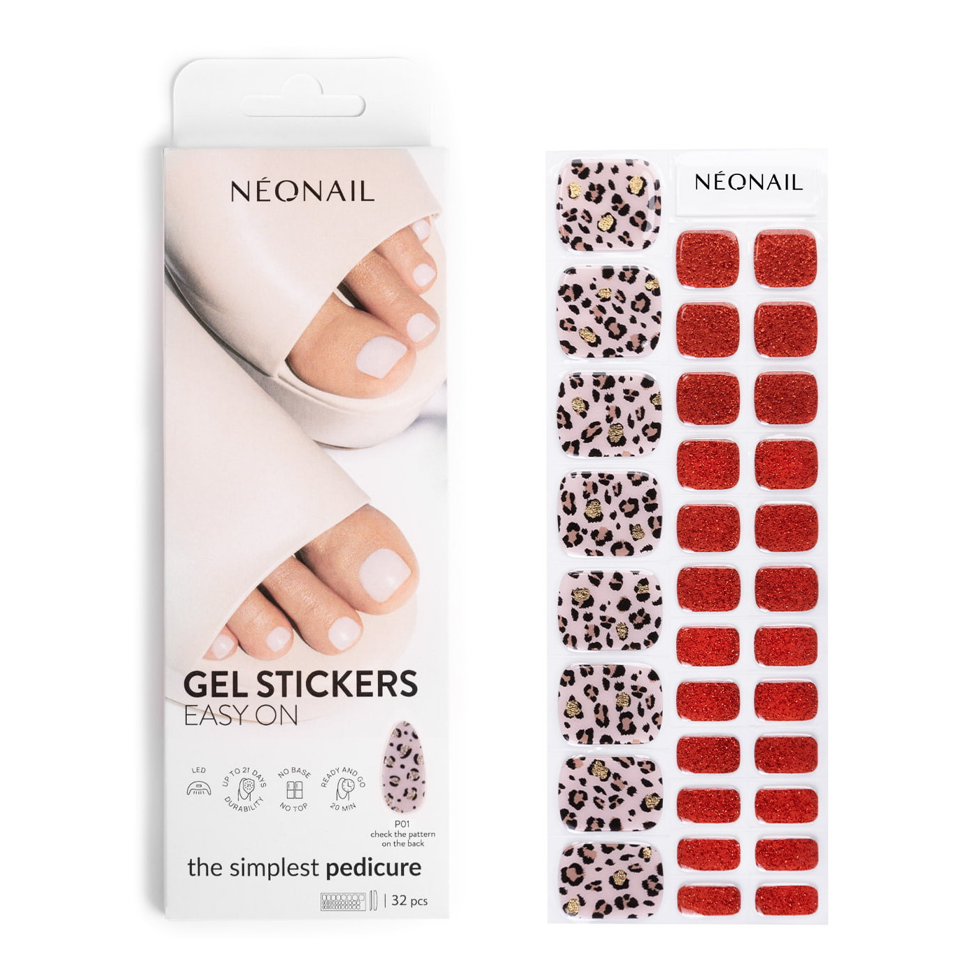 Naklejki GEL STICKERS EASY ON P01