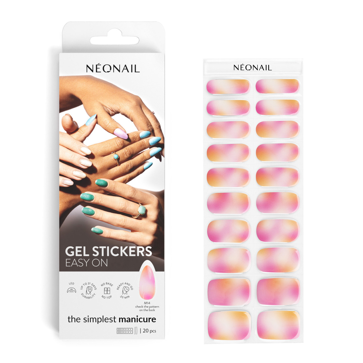 Naklejki GEL STICKERS EASY ON M14