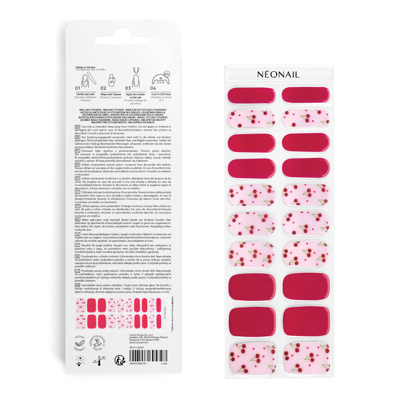 Naklejki GEL STICKERS EASY ON M15