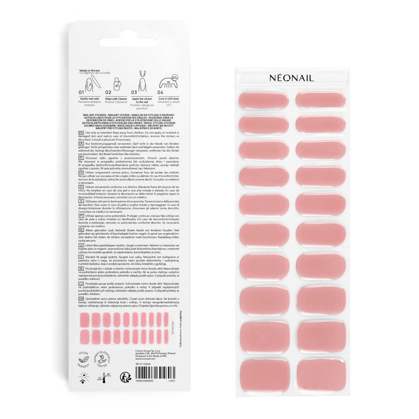 Naklejki GEL STICKERS EASY ON M16