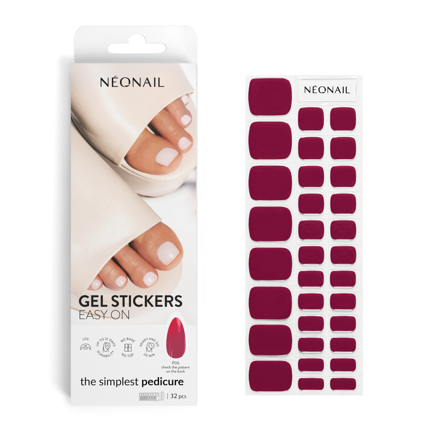 Naklejki GEL STICKERS EASY ON P06