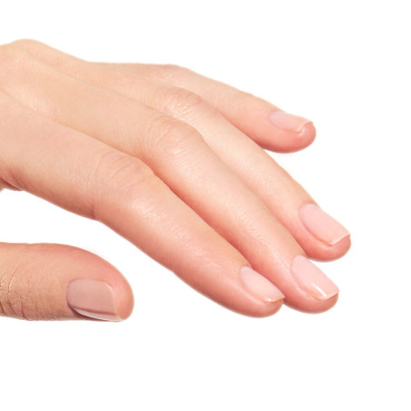 Zobacz brzoskwiniową, regenerującą odżywkę do paznokci, Rescue Glow Tint 3in1 Nail Conditioner Peachy Nude! Blask, brak fal, wzm