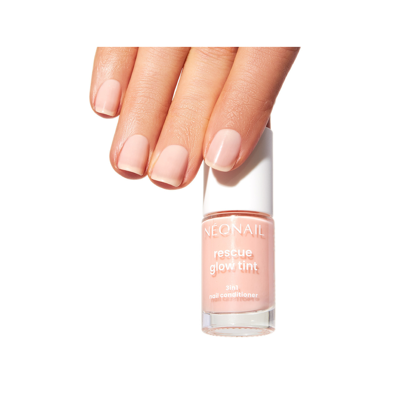 Regenerująca odżywka do paznokci Rescue Glow Tint 3in1 Nail Conditioner Peachy Peach