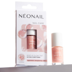 Regenerująca odżywka do paznokci Rescue Glow Tint 3in1 Nail Conditioner Peachy Peach