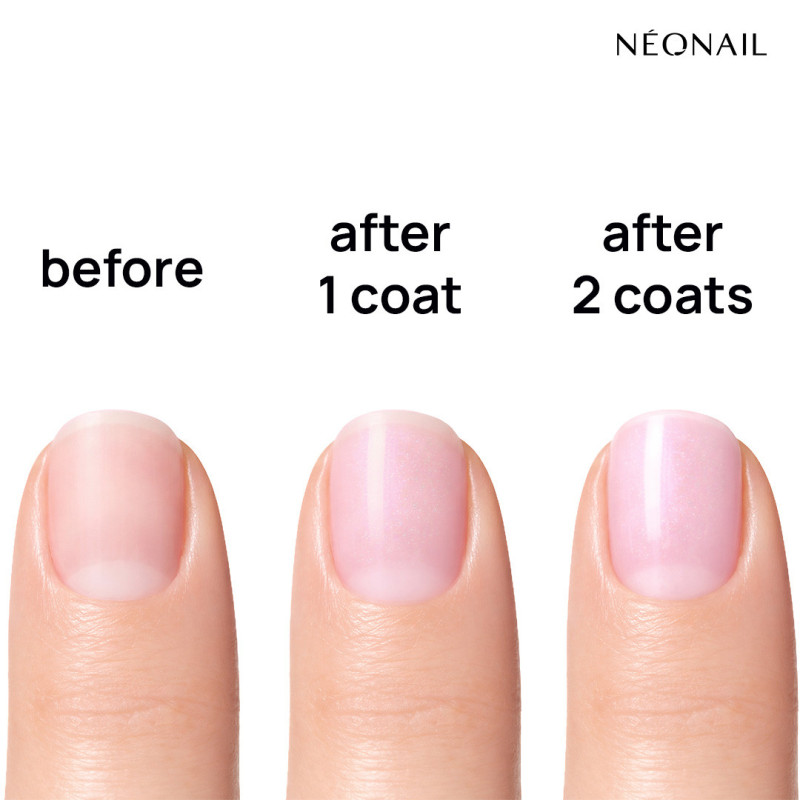 Regenerująca odżywka do paznokci Rescue Glow Tint 3in1 Nail Conditioner Glitter Violet