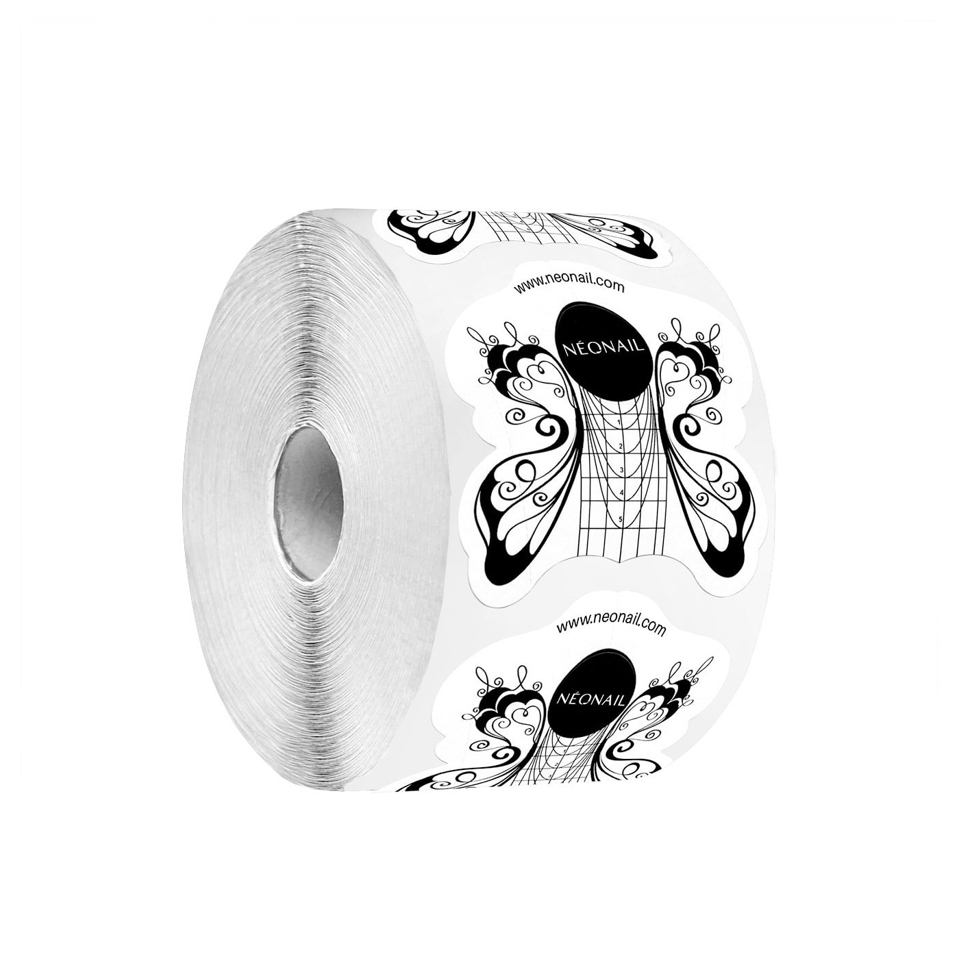 Szablon do przedłużania paznokci MOTYL 100 szt.