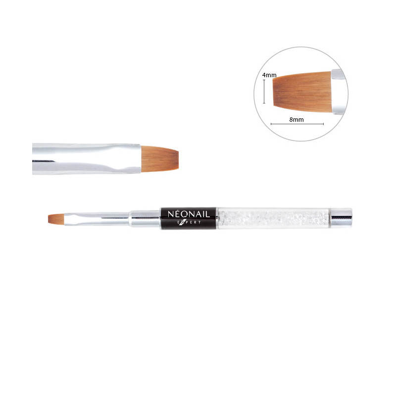 Pędzelek do żelu NN Expert - Gel Brush Flat 04