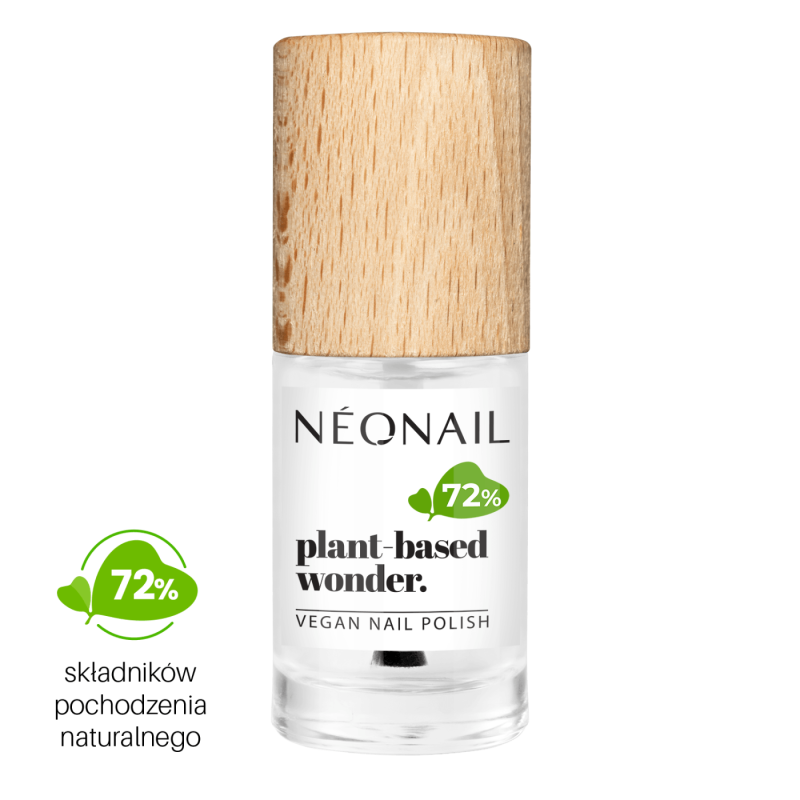 Wegański lakier klasyczny PLANT-BASED WONDER 7,2 ml - PURE BASE/TOP Wegański lakier klasyczny PLANT-BASED WONDER 7,2 ml - PURE BASE/TOP
