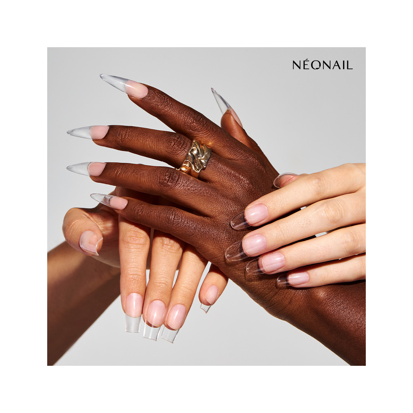 Tipsy elastyczne do przedłużania paznokci Invisible Flexi Tips 300 szt. - 01 Clear Oval Tipsy elastyczne do przedłużania paznokci Invisible Flexi Tips 300 szt. - 01 Clear Oval