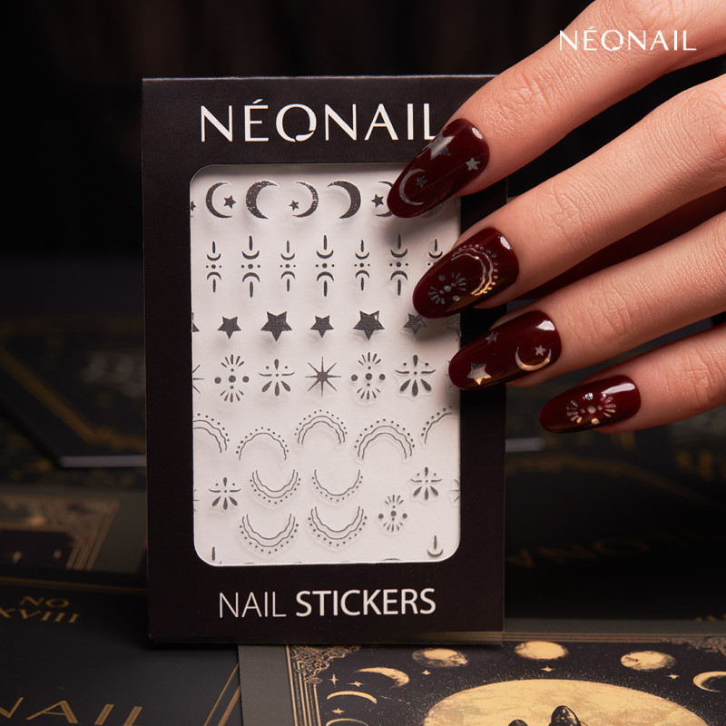 Naklejki na paznokcie Astro Silver 05