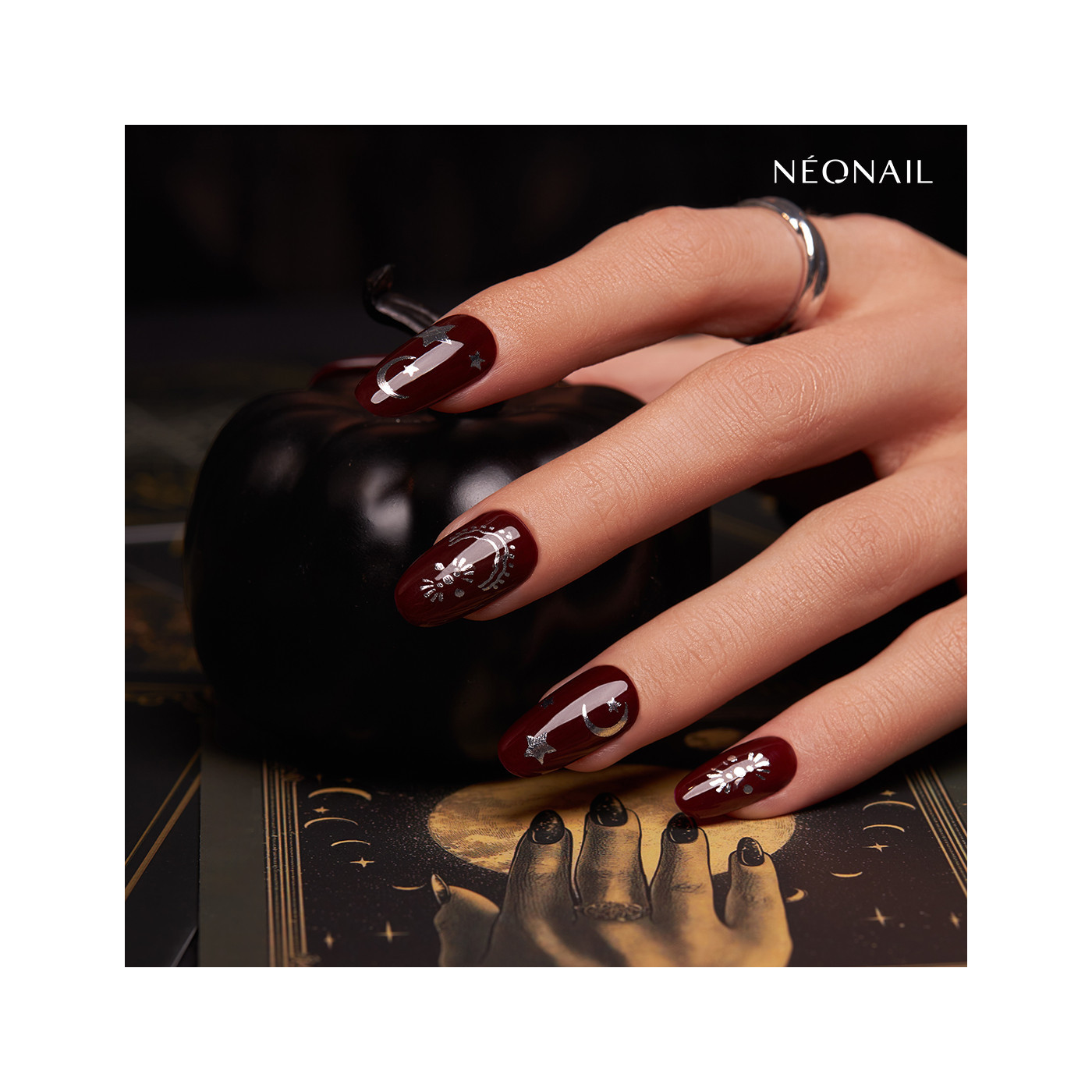 Naklejki na paznokcie Astro Silver 05