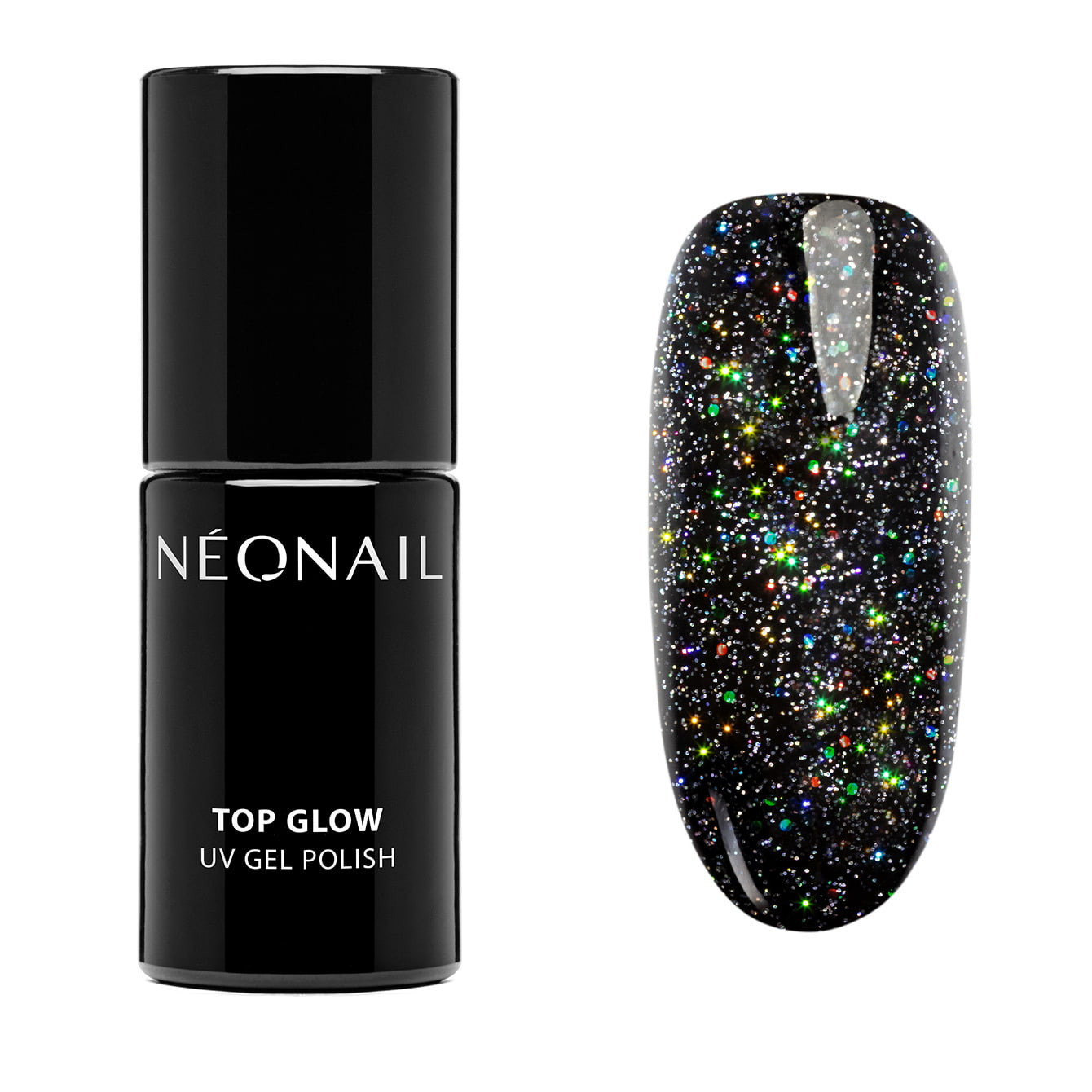 Top hybrydowy 7,2 ml Top Glow Multicolor Holo