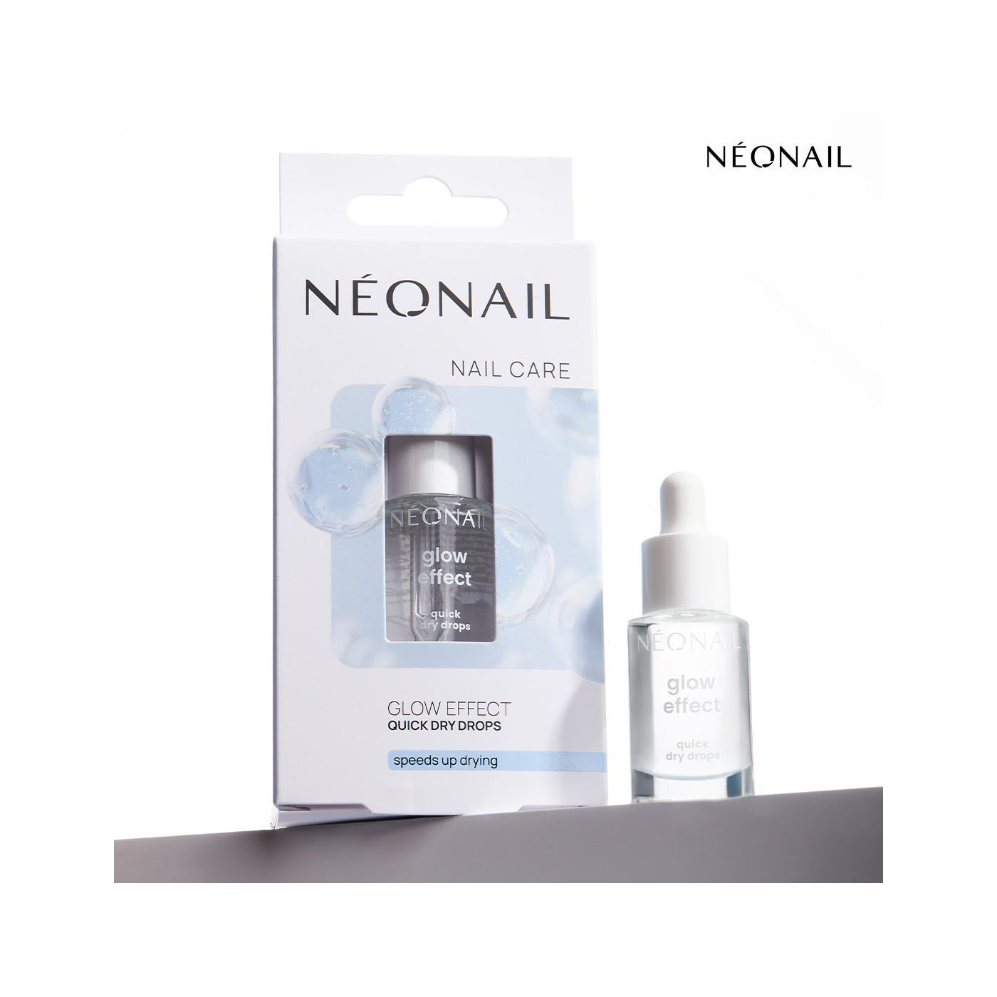 Wysuszacz do lakieru klasycznego: Glow Effect Quick Dry Drops