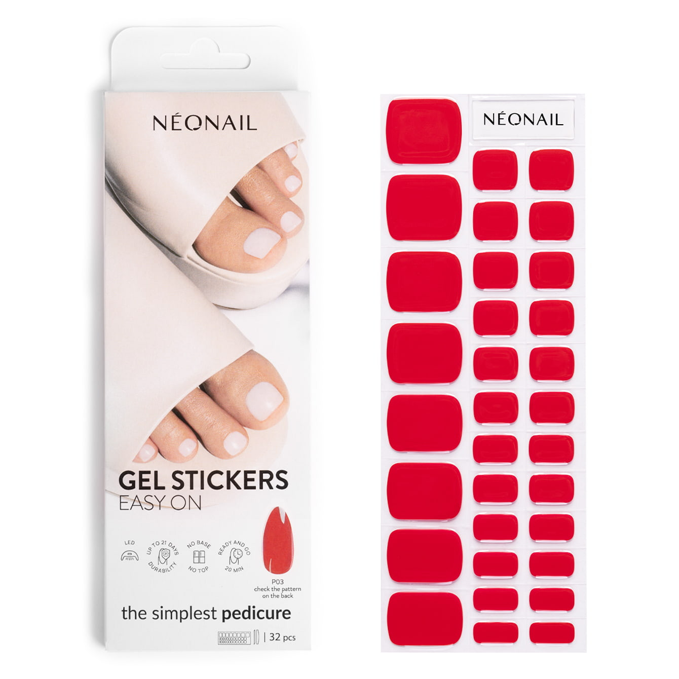 Hybryda w naklejce Gel Stickers Easy On P03