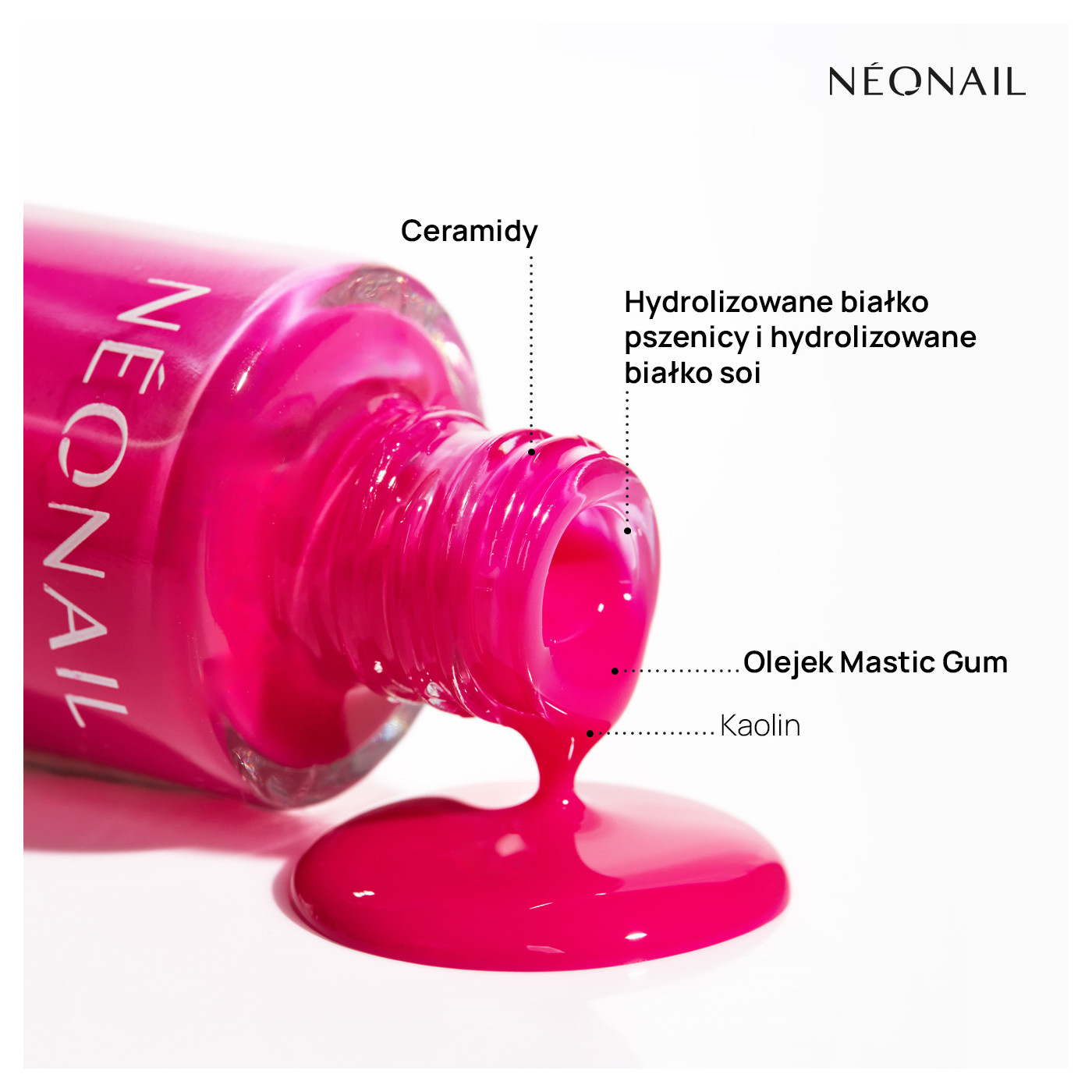 Regenerująca odżywka do paznokci Rescue Glow Tint 3in1 Nail Conditioner Magenta Pink