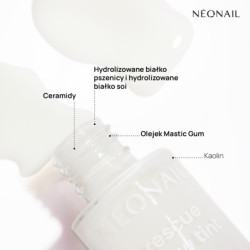 Regenerująca odżywka do paznokci Rescue Glow Tint 3in1 Nail Conditioner Milky Whit